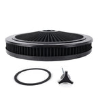 Black Air Cleaner with Washable Filter for Make Model