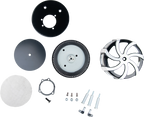 Kruel Air Cleaner Kit Black Contrast Cut for V-Twin (2010–2023)