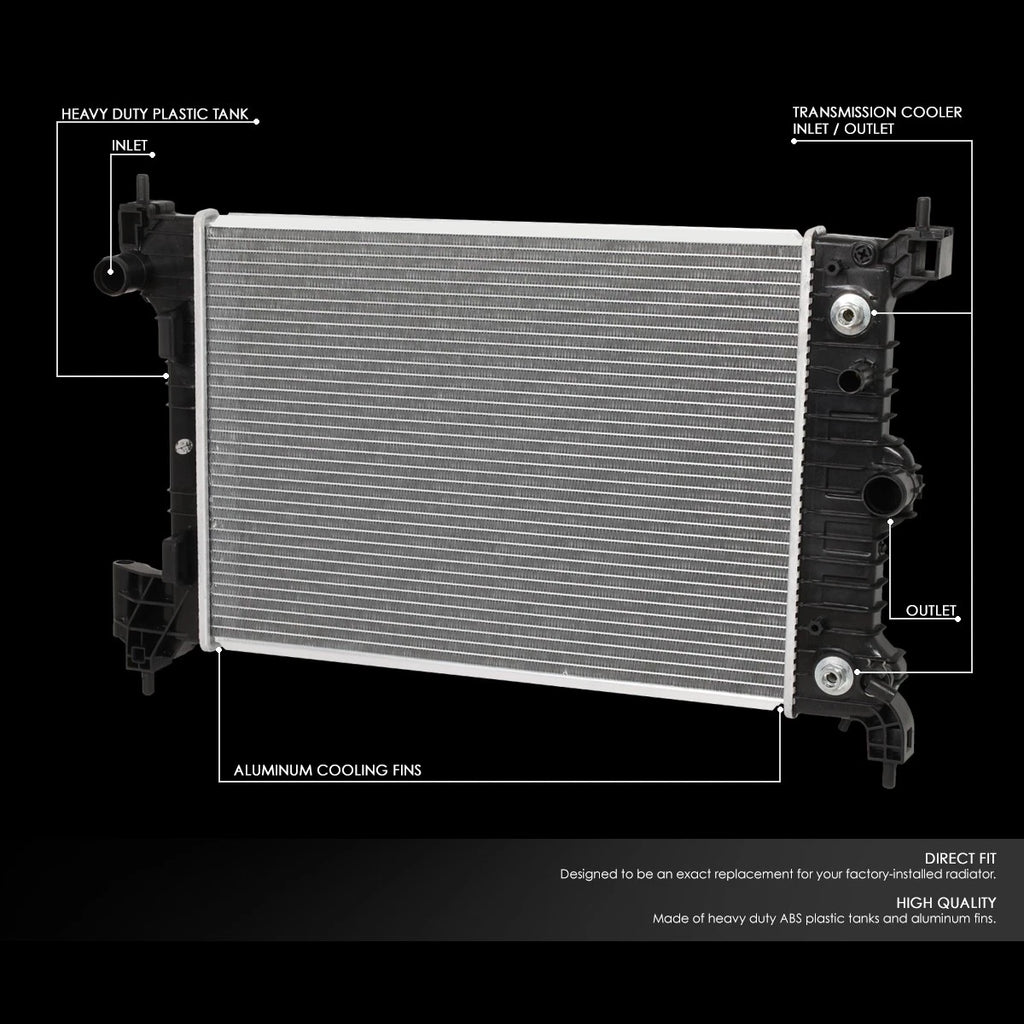 OE Style Aluminum Core Replacement Radiator for Chevy Sonic 2012–2018 DPI 13247