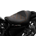Solo Seat Driver Rider for Harley Sportster Iron XL883 1200 Black (2010-2022)