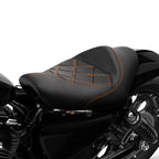 Solo Seat Driver Rider for Harley Sportster Iron XL883 1200 Black (2010-2022)