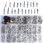 Portable 1168PCS Electrical Connectors with Essential Pin Puller Tool