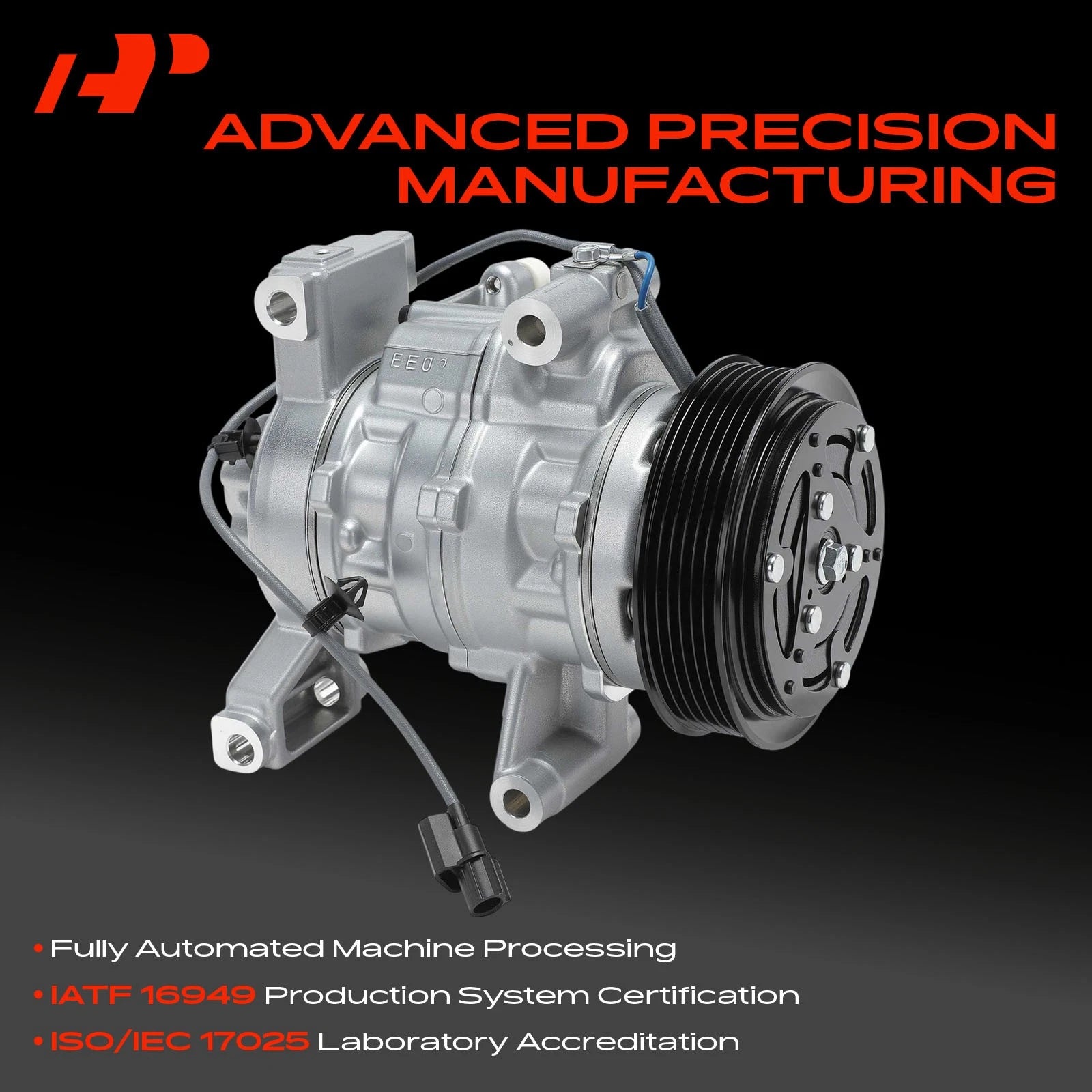 A/C Compressor with Clutch for Honda Fit (2015-2018)
