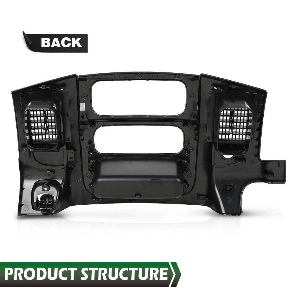 Dash Radio Bezel Climate Trim Panel for Dodge Ram 1500 2500 3500 (2002–2005)