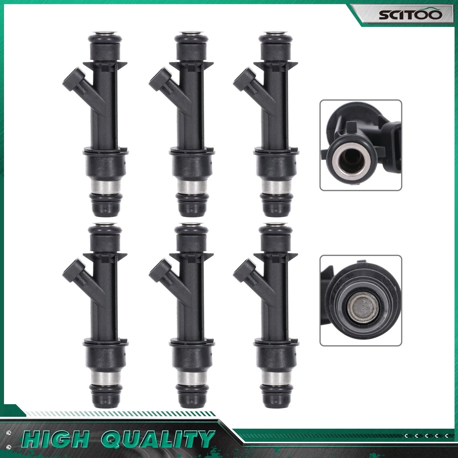 Set of 4 Fuel Injectors for Pontiac Grand Prix 3.1L (2000–2003) & Chevrolet Impala 3.4L (2000–2005)