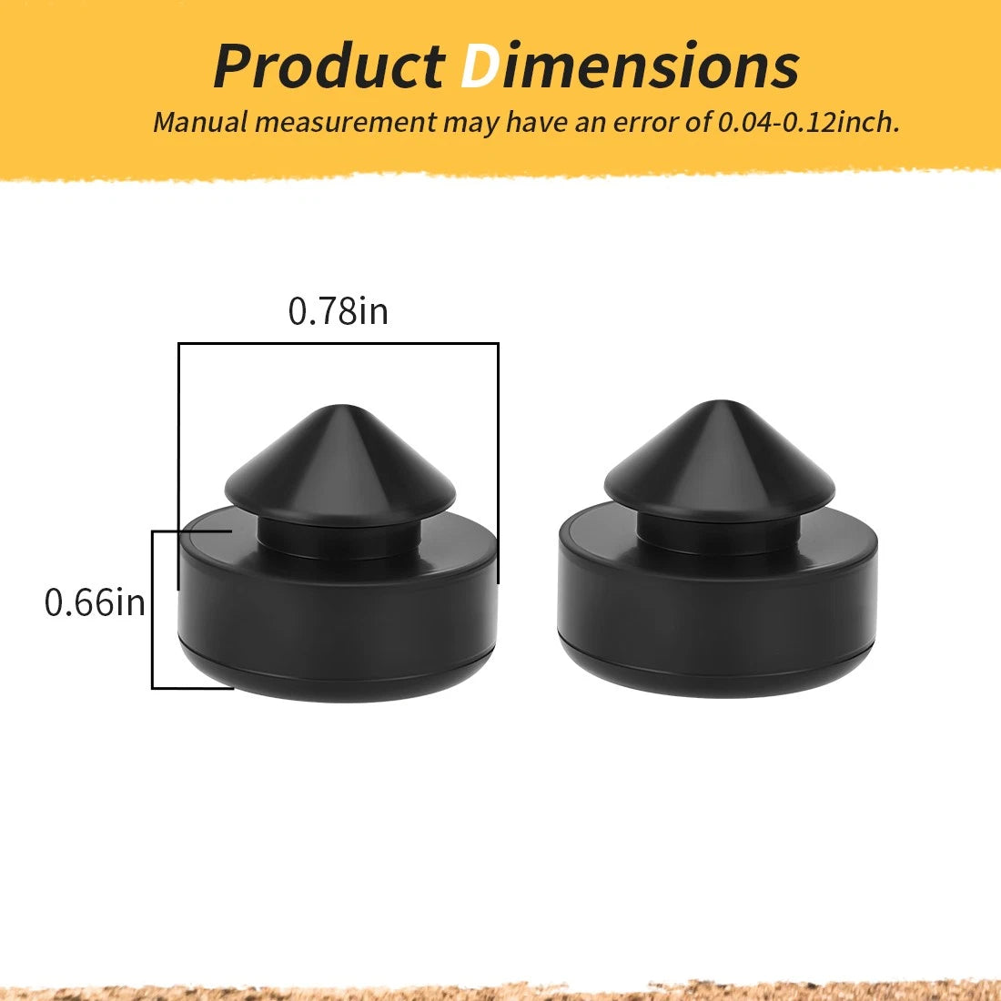 2 Seat Stopper Rubber Cushion for Honda ATV UTV Motorcycle Scooter (77215-GC2-000)