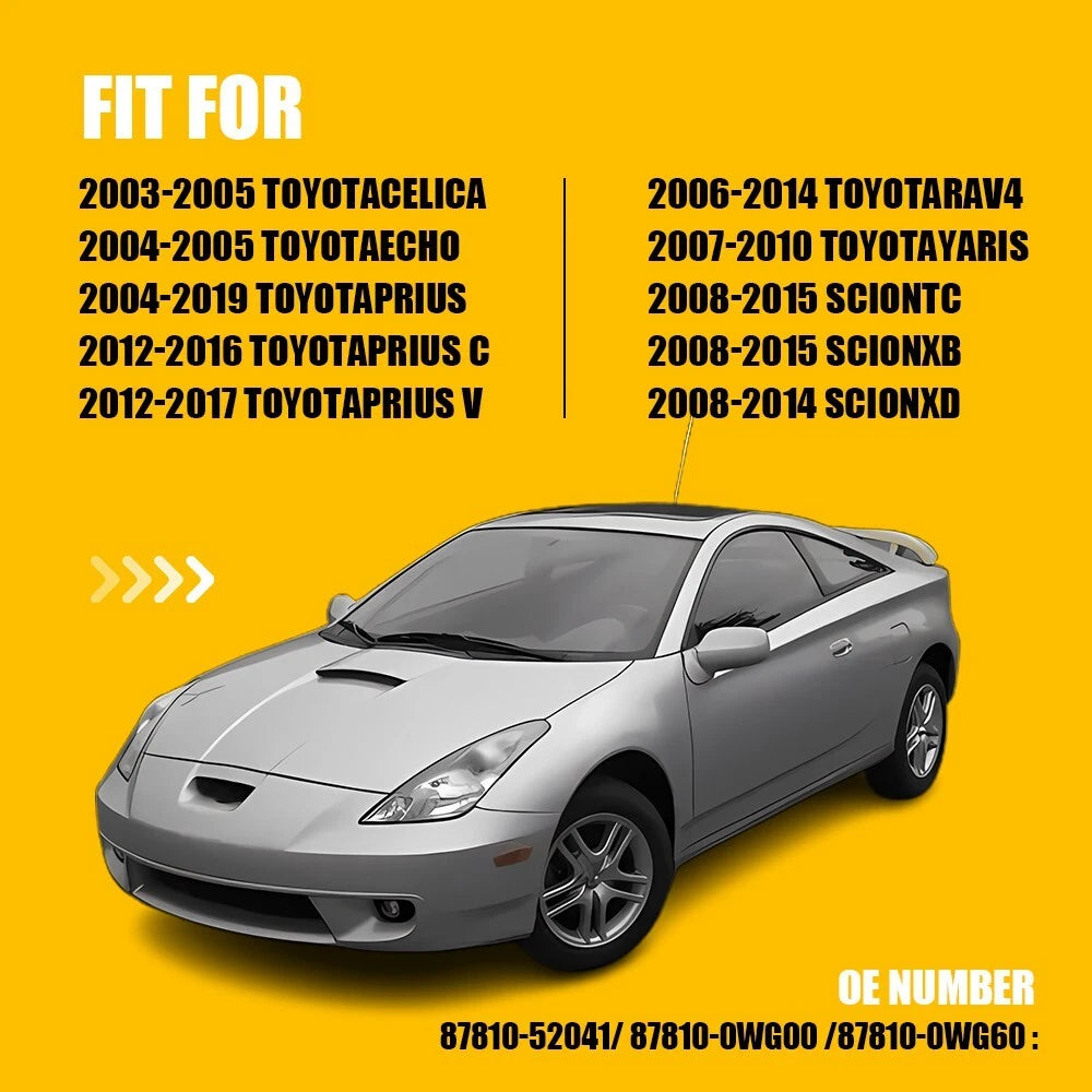 Interior Rear View Mirror for Scion tC xB (2008–2015) & Toyota Prius V (2012–2017)