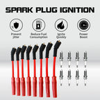 8PCS Spark Plug Wire + 8 Spark Plugs for Camaro Corvette (LS1–LS9)