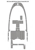 EVA Foam Teak Deck Flooring Mat for Triton 2486 WA (2007)