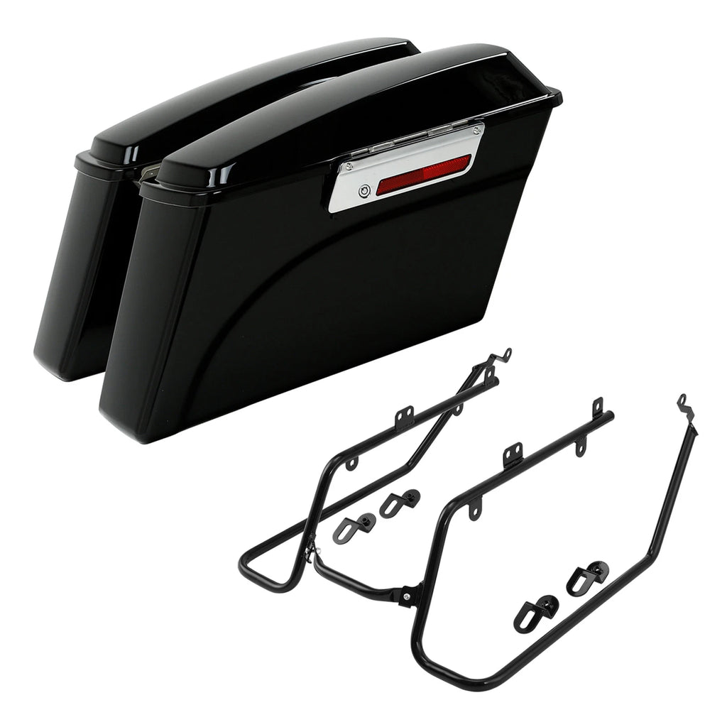 Hard Saddlebags & Conversion Brackets for Harley Dyna Low Rider (2008–2017)