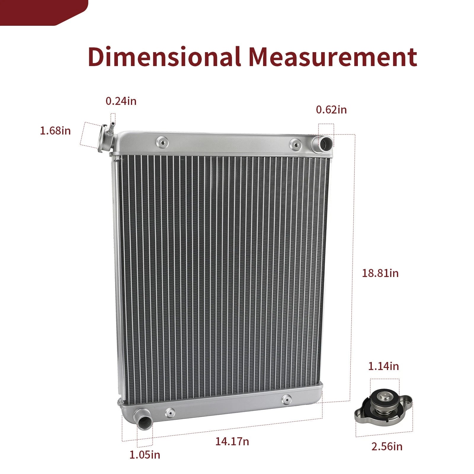 High Performance Radiator for Polaris Ranger RZR 570 900 1000 Crew XP (2013–2025)