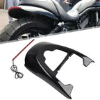 Vivid Black Rear Mudguard w/Smoke Light for Harley VRSCDX V-Rod (2002-2017)