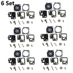 Set of 6 Carburetor Gasket Kit for Stihl HS46 HS56 (ZAMA RB-186 C1T-S195)