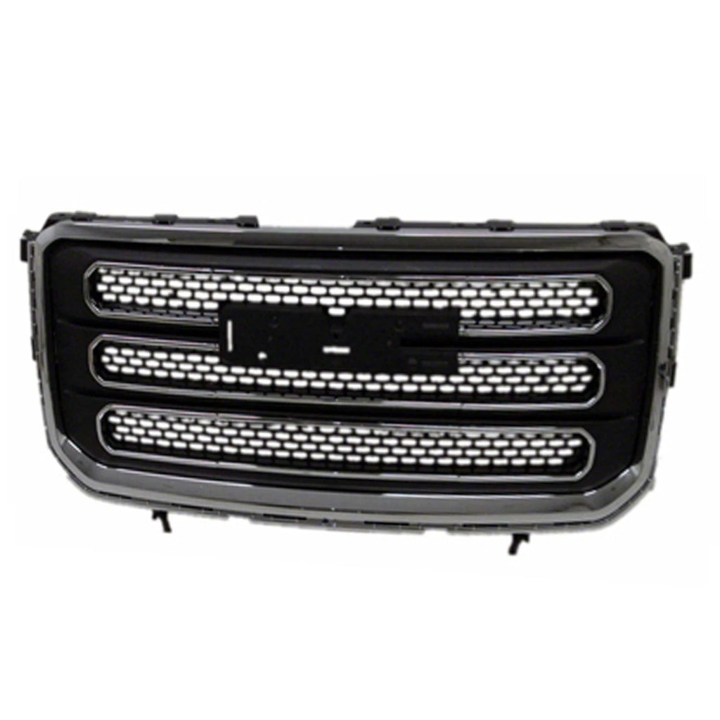 Front Grille Replacement Black Chrome Plastic for 2013–2016 GMC Acadia