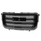 Front Grille Replacement Black Chrome Plastic for 2013–2016 GMC Acadia