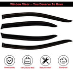 Window Vent Deflectors for Toyota Corolla Sedan (2003–2008)