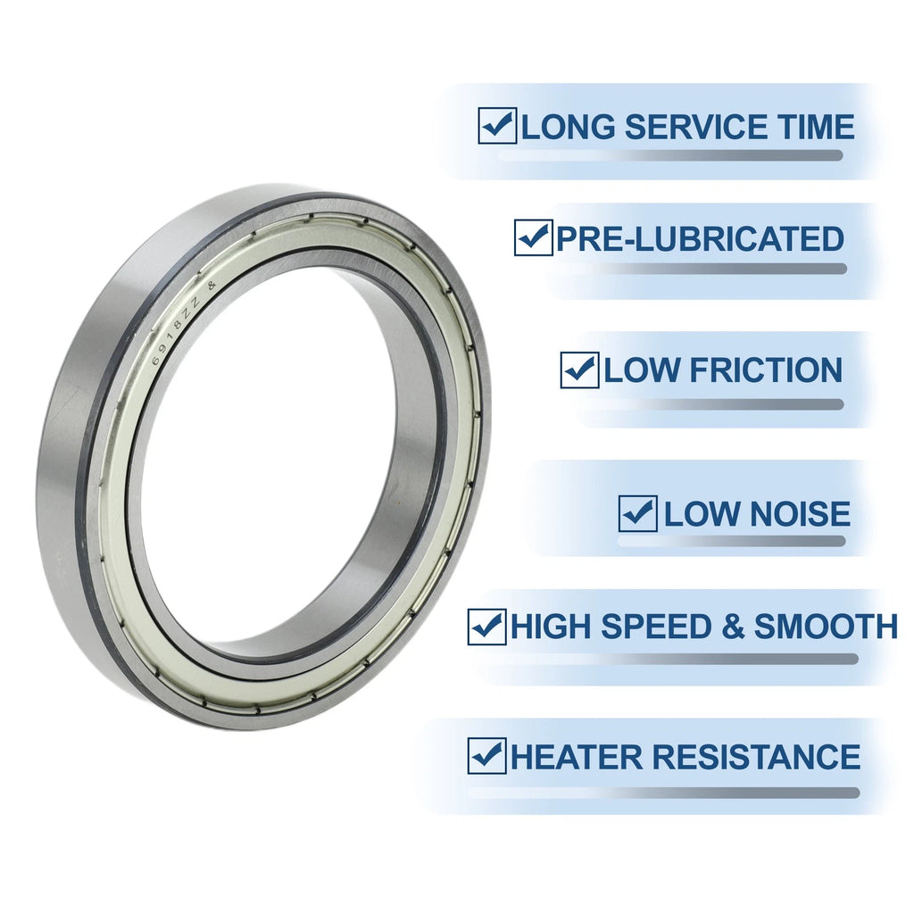 Deep Groove Ball Bearing 6918ZZ for Scooter Skateboard Wheel (90x125x18mm)