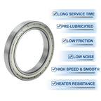 Deep Groove Ball Bearing 6918ZZ for Scooter Skateboard Wheel (90x125x18mm)