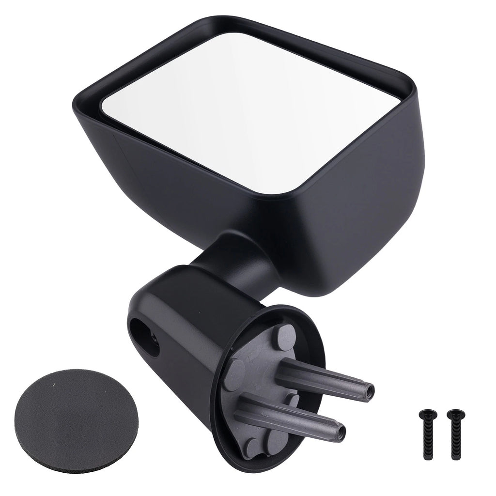 Manual Side View Mirror Left for Jeep Wrangler Sport (2007–2018) Textured