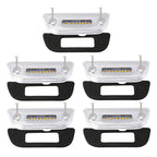 Set of 5 LED Clear Amber Top Roof Cab Marker Lights for Kenworth T680, Peterbilt 579