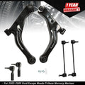 Set of 6 Lower Control Arm Ball Joints & Outer Tie Rods for Ford Escape 2005–2009