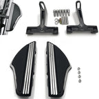Shark Fin Defiance Leaf Passenger Footboard Kit for Harley Touring (1993–Present)