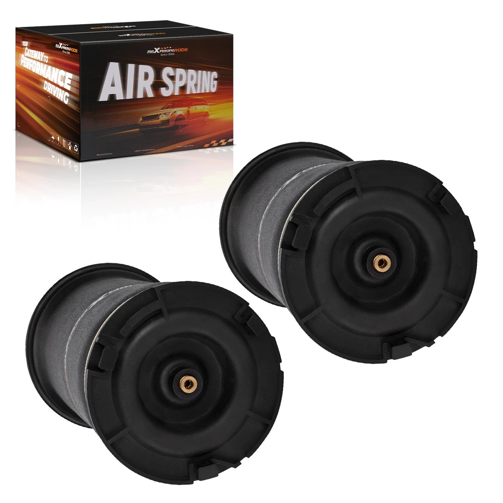 2X Rear Air Suspension Springs for Hummer H2 (2003-2009)