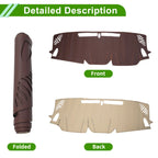 Dashboard Cover for Subaru Crosstrek (2024) Dash Cover Mat Carpet Brown