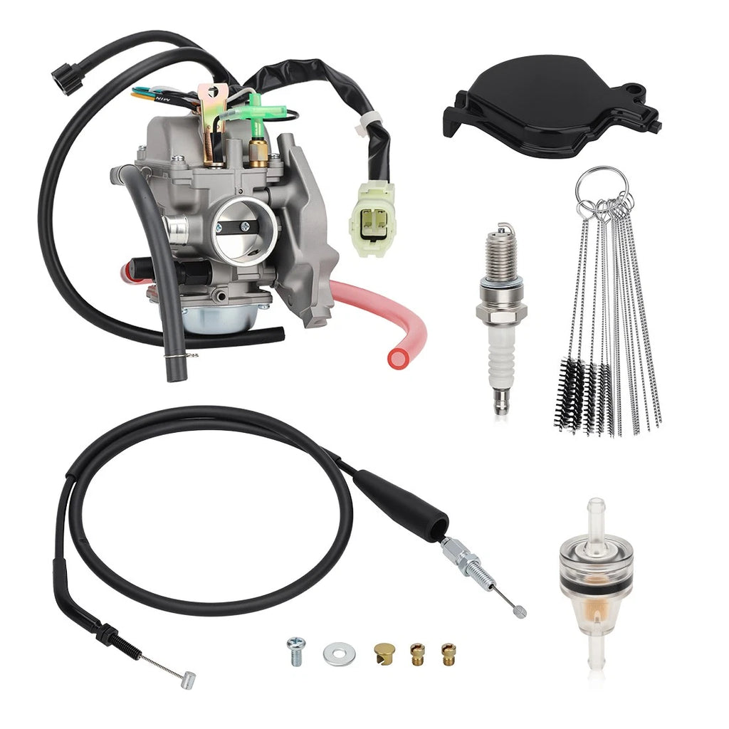 Carburetor & Cable for Kawasaki Prairie 300 KVF300A KVF300B (1999–2002)