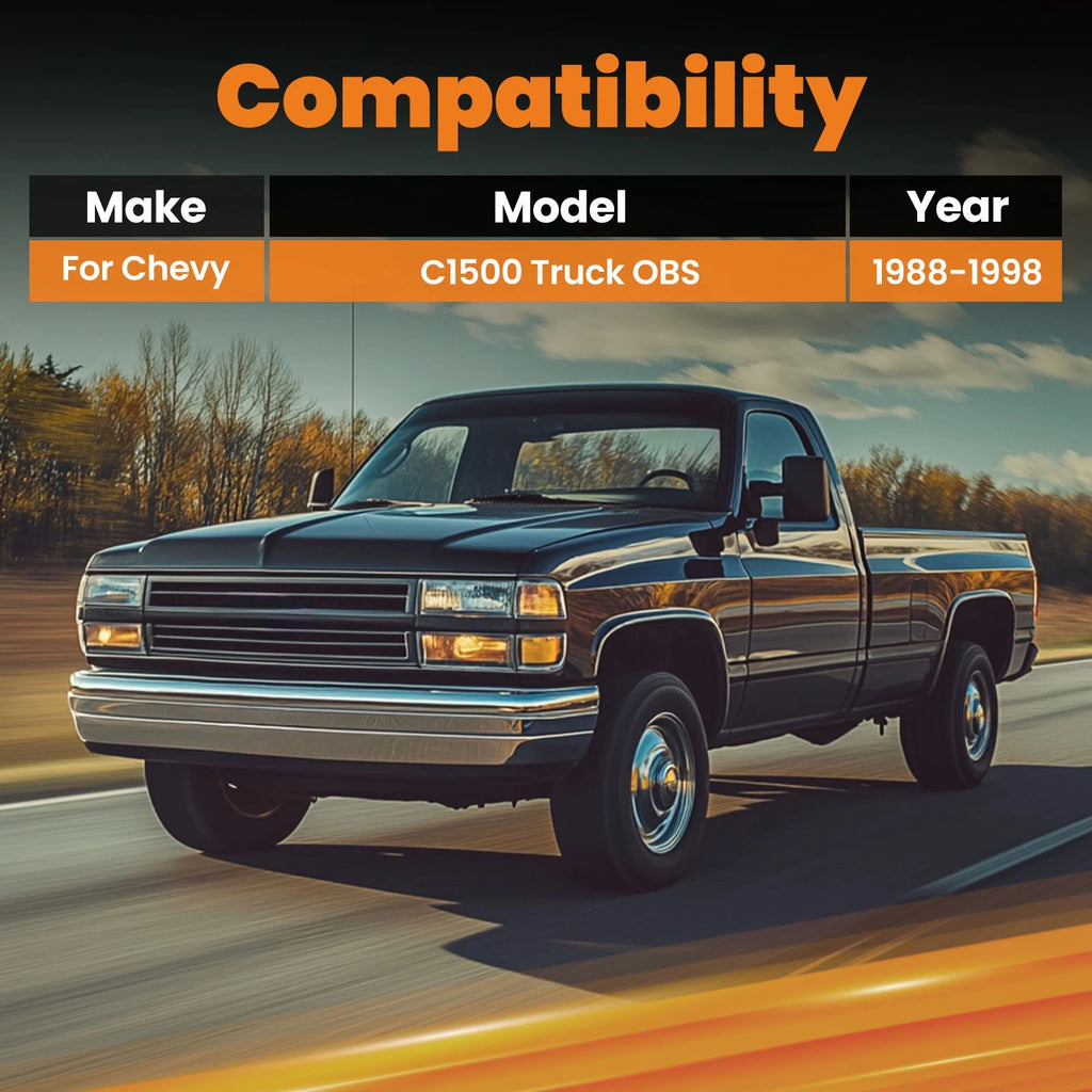 C Notch Kit for Chevy GMC Silverado Sierra C1500 (1988-1998) Steel