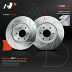 Drilled Rotors & Ceramic Brake Pads for Chevy Trailblazer (2002â2009)