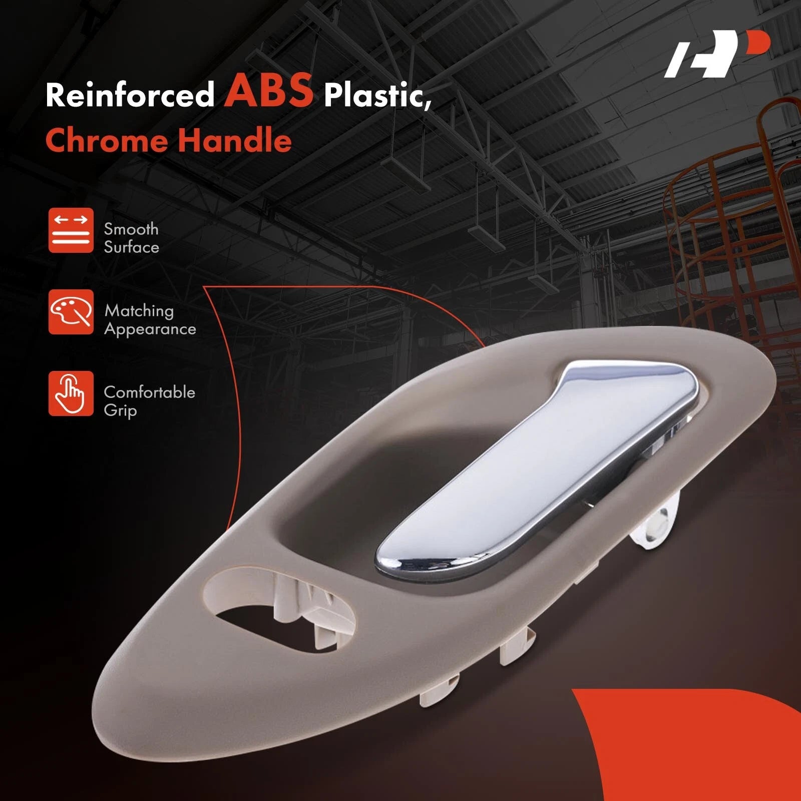 Chrome Front Passenger Interior Door Handle for Honda Accord