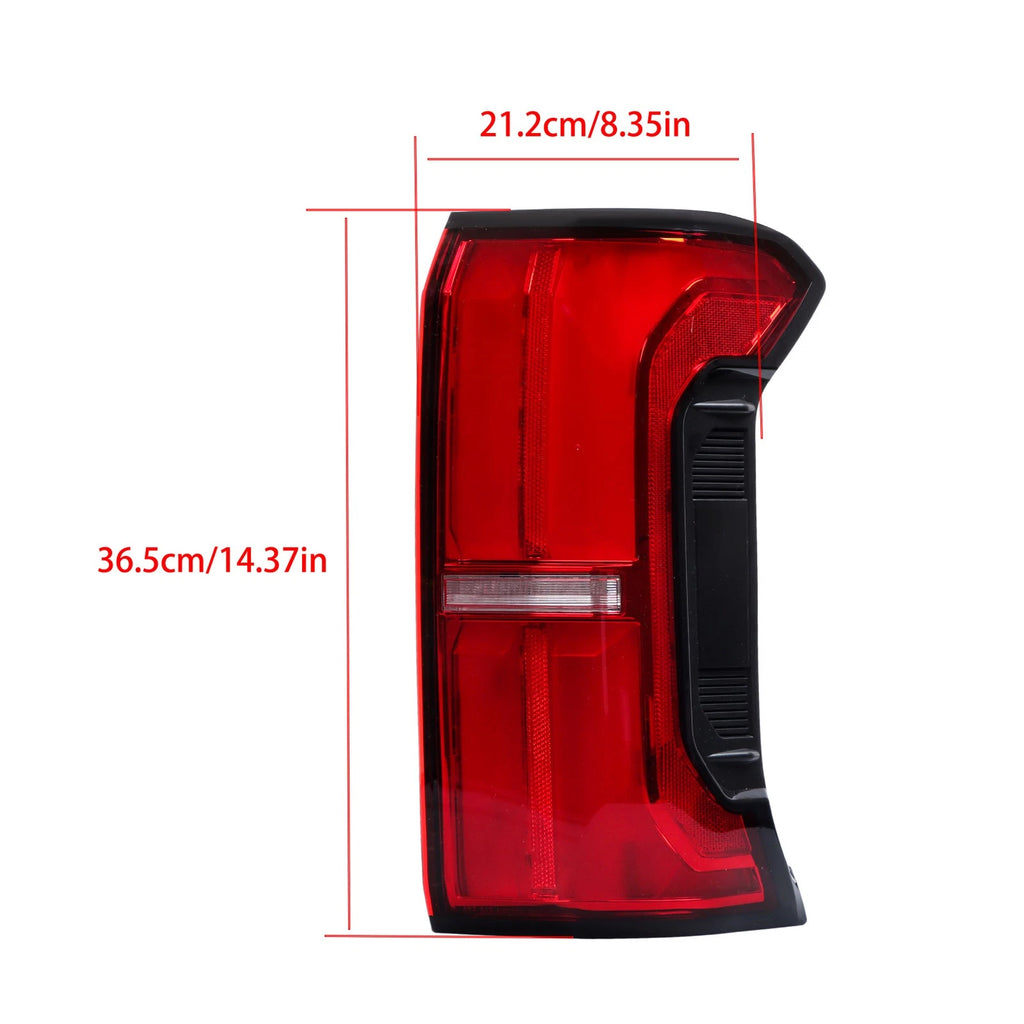 Right Side Tail Light Assembly for Toyota Tacoma Limited (2024) LED Black Housing