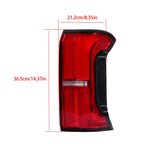 Right Side Tail Light Assembly for Toyota Tacoma Limited (2024) LED Black Housing