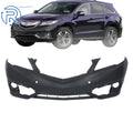 Front Bumper Fascia for Acura RDX (2016–2018) with Sensor Hole, Primed