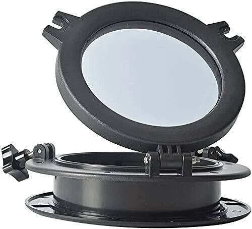 2Pcs 10" Round Opening Portlight for Boat (Replacement Window)