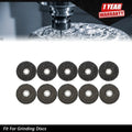 Set of 10 Black Diamond Grinding Discs for Angle Grinder (4.5 inch)