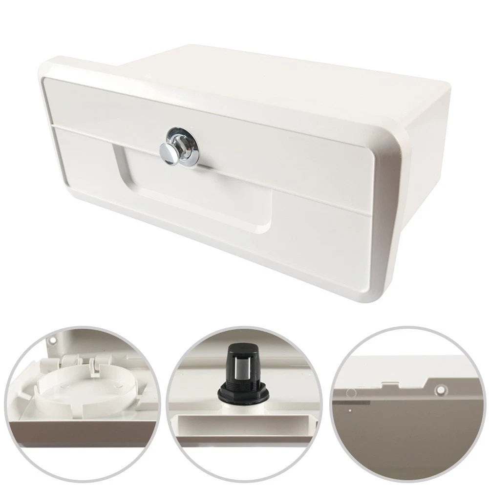 Lockable ABS Boat Storage Box with Cup Holders for Boats and Yachts