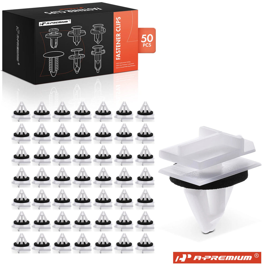 50Pcs 9mm Nylon Fender Bumper Retainer Clip for Chevrolet SSR (2003–2006)
