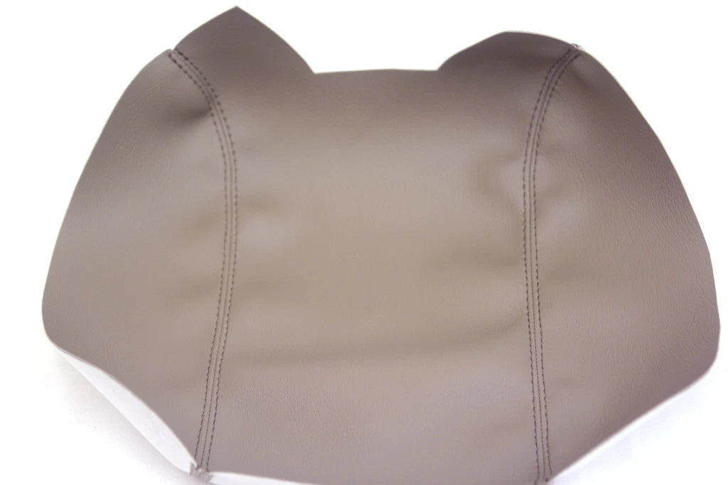 Leather Synthetic Console Armrest Cover for Ford Taurus (2010–2019) Dark Beige