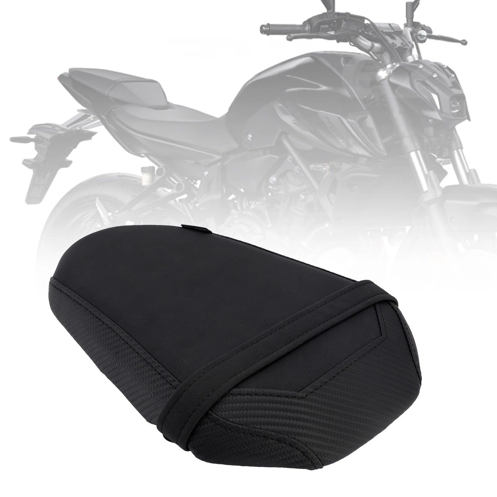 Rear Passenger Seat Pillion Saddle Flat Black for Yamaha MT-07 FZ-07 (2025+)