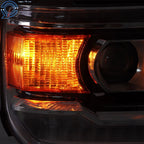 Chrome HID Headlight with LED DRL for GMC Sierra 2500HD/3500HD (2016–2019)