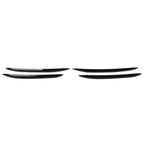 4X Black Front Bumper Splitter Canard for Mercedes Benz C-Class (2022–2023)
