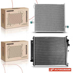 2Pcs Radiator & AC Condenser Cooling Kit for Ford Explorer (2002–2010)