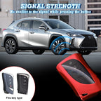 Red Soft TPU Full Protect Key Fob Shell for Lexus ES250 ES350 (2019-2025)