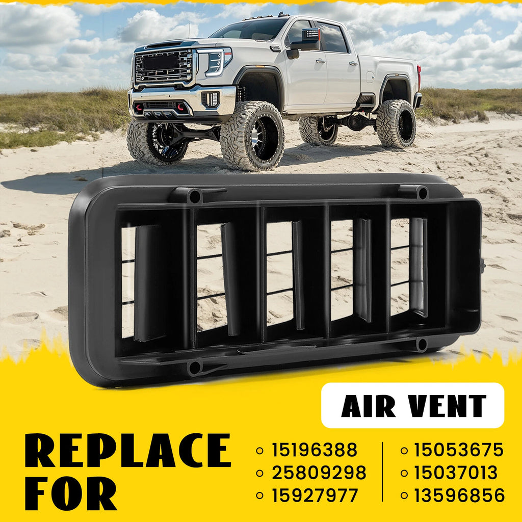 Back Panel Air Vent Grille for Chevy Silverado GMC Sierra (1999–2021)