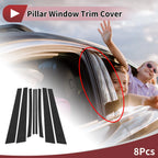 Door Pillar Window Trim for Toyota RAV4 (2001–2005) Carbon Fiber Left Right