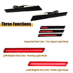 LED Smoked Rear Bumper Reflectors for Cadillac XTS (2013–2017)