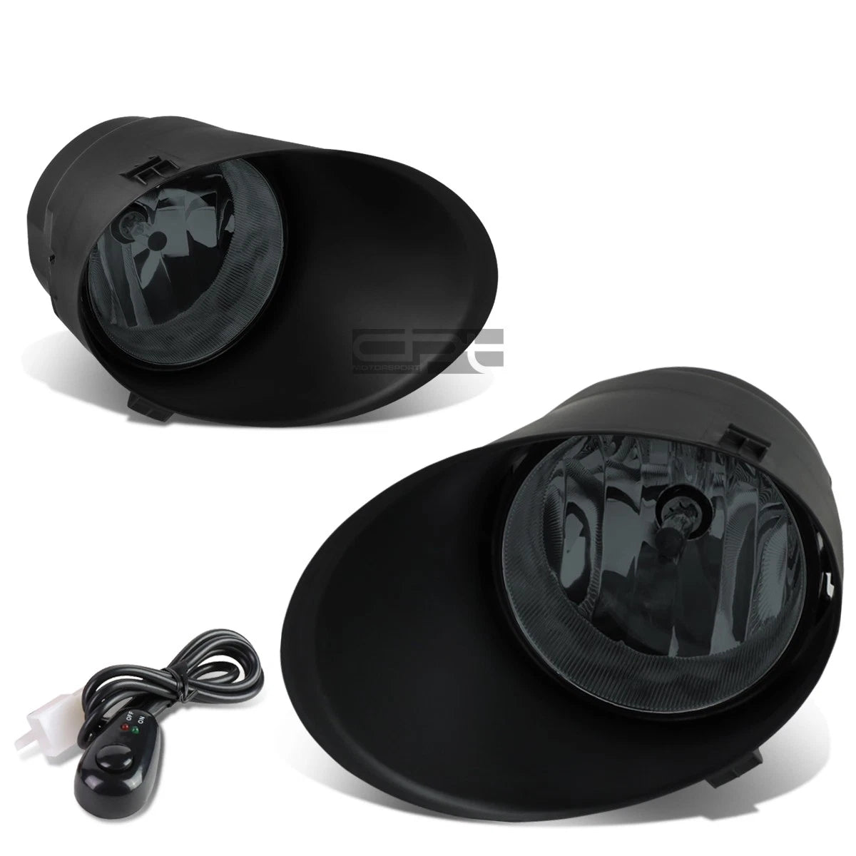 Fog Light Lamp Set for Toyota Tundra (2007–2013) - Smoked Lens, Switch