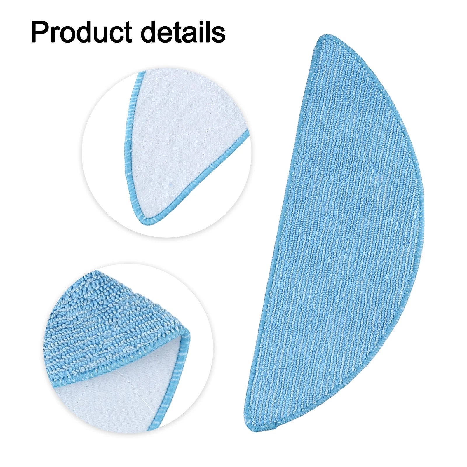 4PCS Mop Cloth Set for BPMIO B12 Vacuum Cleaner